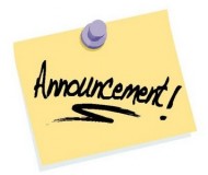 announcement announcement