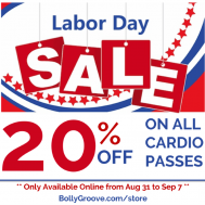 Labor Day Online SALE and Class Schedule