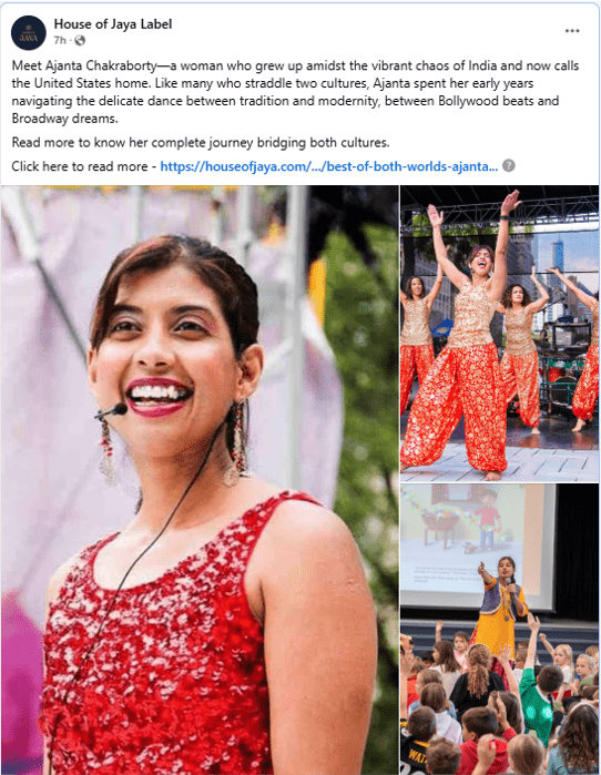 Ajanta featured on House of Jaya